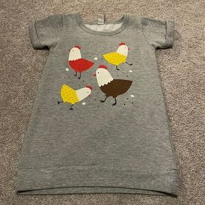 5/$20 Gray Chicken Sweatshirt Dress